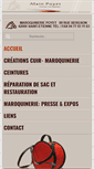 Mobile Screenshot of maroquineriepoyet.fr